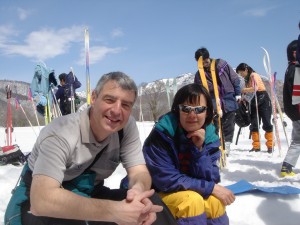 Last year event, with the people of the Danish Embassy: after a good run under the sun!